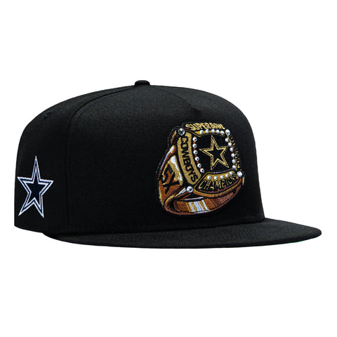 950AF COWBOYS RING BLK SN Dallas Cowboys