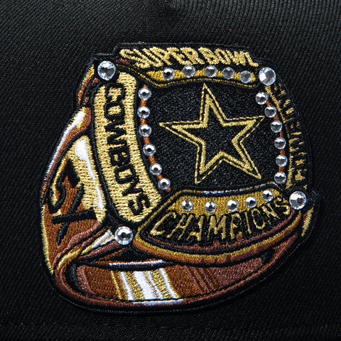 950AF COWBOYS RING BLK SN Dallas Cowboys