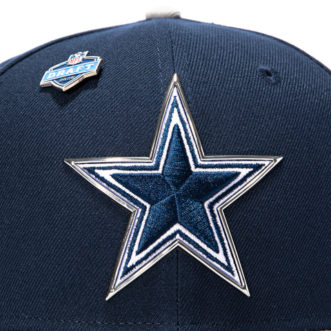 New Era 9Fifty 2026 NFL Draft Dallas Cowboys Snapback Hat - Navy, Grey Dallas Cowboys