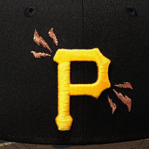 New Era 59Fifty Pittsburgh Pirates 1959 All Star Game Patch Bolt Hat - Black, Camo New Era