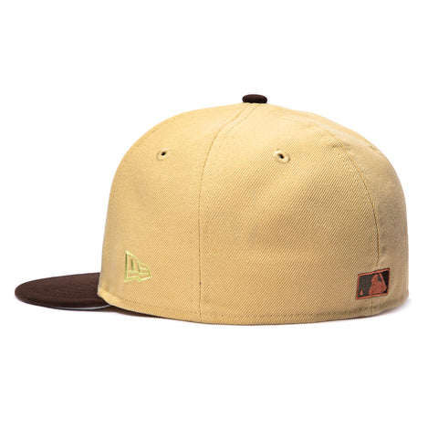 New Era 59Fifty Philadelphia Phillies 1996 All Star Game Patch Shadow Hat - Tan, Brown New Era