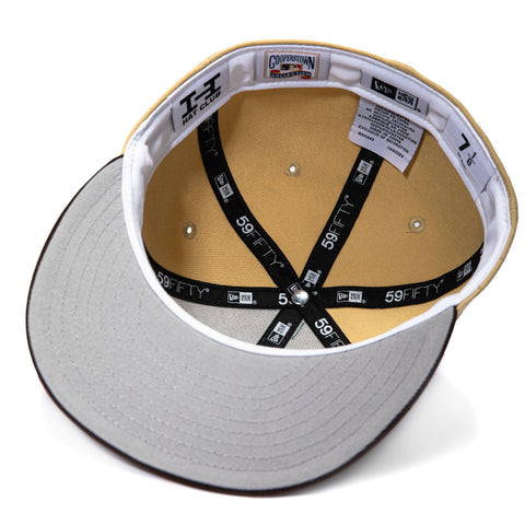 New Era 59Fifty Philadelphia Phillies 1996 All Star Game Patch Shadow Hat - Tan, Brown New Era