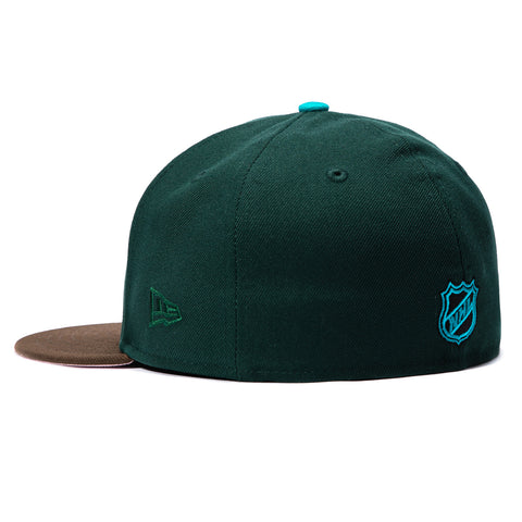 PINK UV 2TONE SHARKS 20TH ALT GRN/BRN New Era