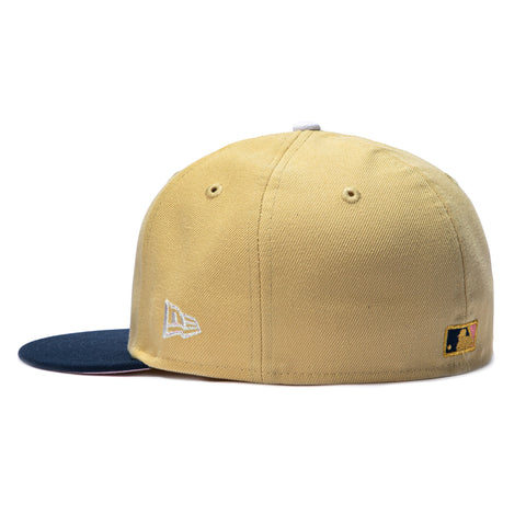 VEGAS GOLD 2TONE ATHLETICS ST UPSIDE TAN/NVY New Era