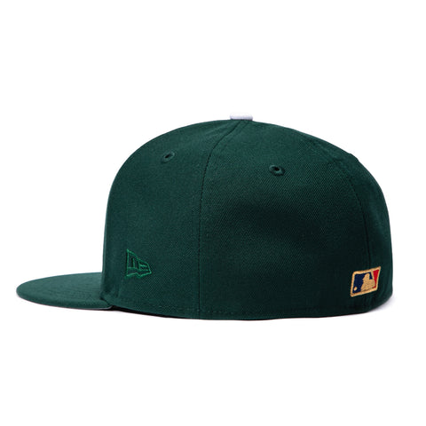New Era 59Fifty Los Angeles Dodgers 2025 World Series Patch Hat - Green, White New Era