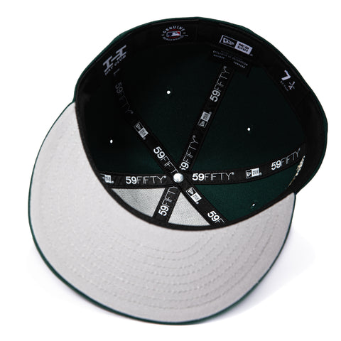 New Era 59Fifty Los Angeles Dodgers 2025 World Series Patch Hat - Green, White New Era