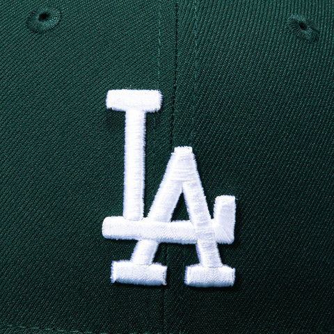 New Era 59Fifty Los Angeles Dodgers 2025 World Series Patch Hat - Green, White New Era