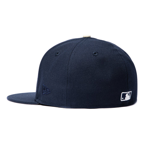 New Era 59Fifty Los Angeles Dodgers Shogun Logo Patch Hat - Navy, Ivory New Era