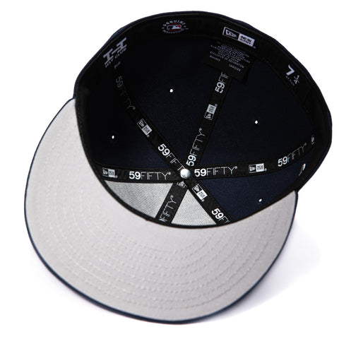 New Era 59Fifty Los Angeles Dodgers Shogun Logo Patch Hat - Navy, Ivory New Era