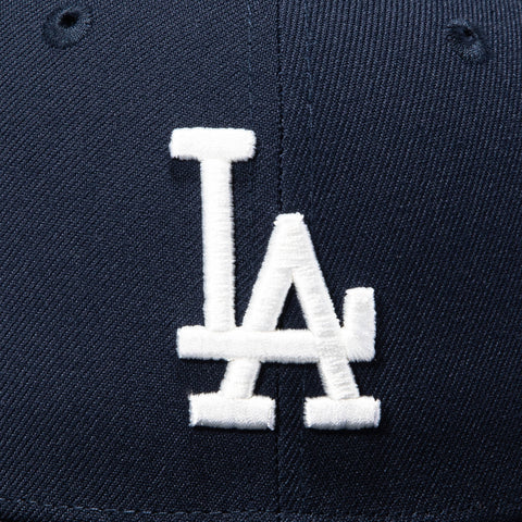 New Era 59Fifty Los Angeles Dodgers Shogun Logo Patch Hat - Navy, Ivory New Era