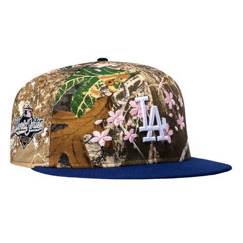 New Era 59Fifty Los Angeles Dodgers 2025 World Series Patch Blossom Hat - Realtree, Royal New Era