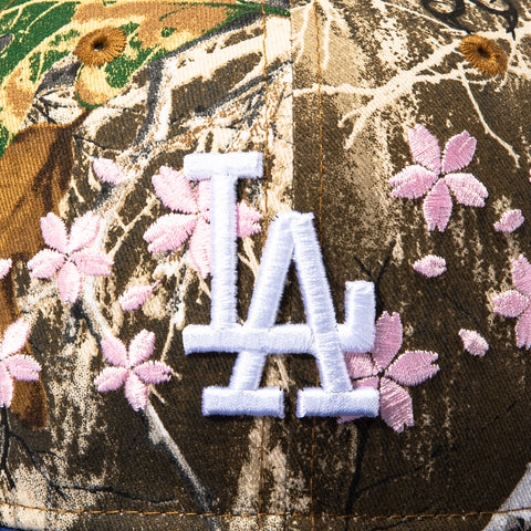 New Era 59Fifty Los Angeles Dodgers 2025 World Series Patch Blossom Hat - Realtree, Royal New Era