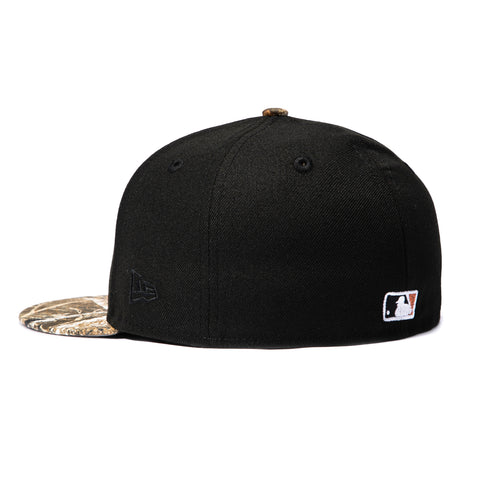 New Era 59Fifty Los Angeles Dodgers 2025 World Series Champions Patch Hat - Black, Realtree New Era