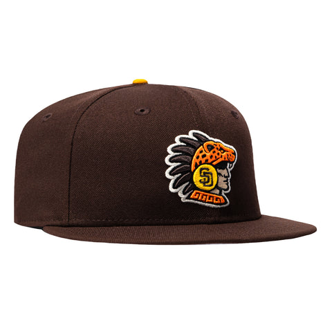 New Era 59Fifty San Diego Padres 2026 Mexico Series Logo Hat - Brown New Era
