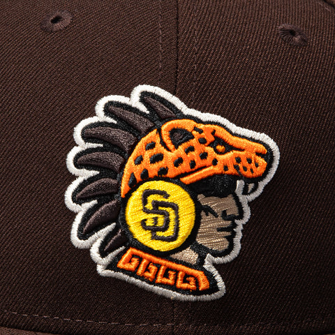 New Era 59Fifty San Diego Padres 2026 Mexico Series Logo Hat - Brown New Era