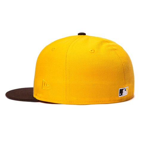 New Era 59Fifty San Diego Padres 2026 Mexico Series Logo Patch Hat - Gold, Brown New Era