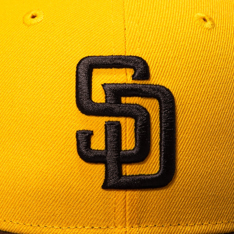 New Era 59Fifty San Diego Padres 2026 Mexico Series Logo Patch Hat - Gold, Brown New Era