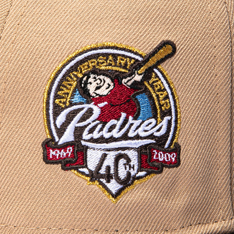 2TONE PADRES 40TH COWBOY KHK/BRN New Era