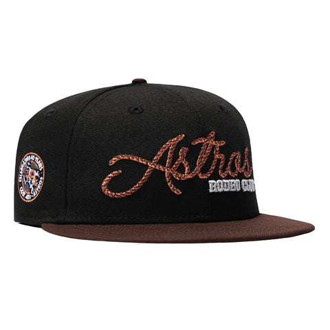 2TONE ASTROS 45TH RODEO CLUB BLK/BRN New Era