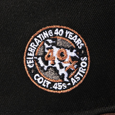 2TONE ASTROS 45TH RODEO CLUB BLK/BRN New Era