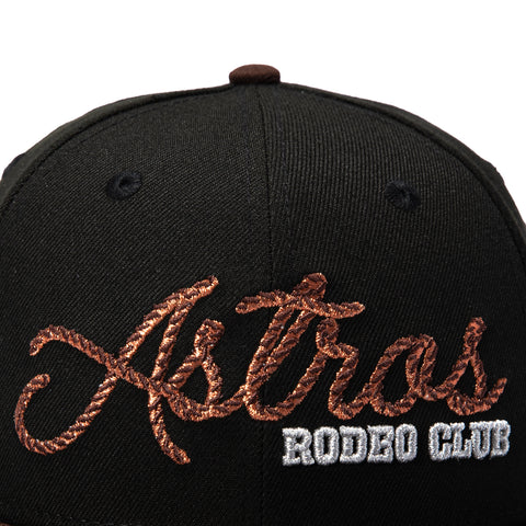 2TONE ASTROS 45TH RODEO CLUB BLK/BRN New Era