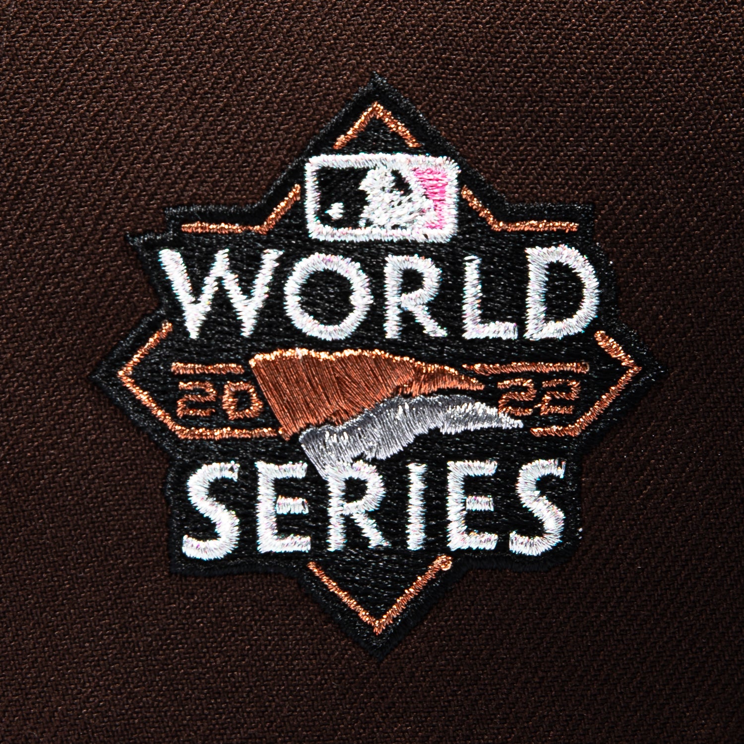 New Era 9Forty A-Frame Houston Astros 2022 World Series Patch Pink