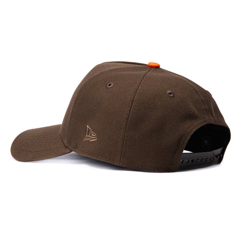 New Era 9Forty A-Frame San Francisco Giants 25th Anniversary Stadium Patch Snapback Hat - Brown, Orange New Era
