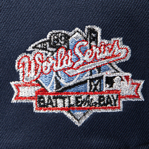New Era 9Forty A-Frame San Francisco Giants Battle of the Bay Patch Snapback Hat - Navy, Graphite, Red New Era