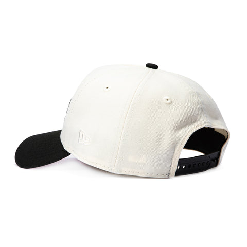 New Era 9Forty A-Frame Hat Club Las Vegas Est. 1992 Patch Script Pink UV Snapback Hat - White, Black New Era