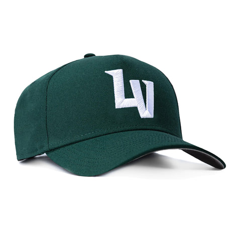 New Era 9Forty A-Frame Las Vegas Aviators LV Snapback Hat - Green, White New Era