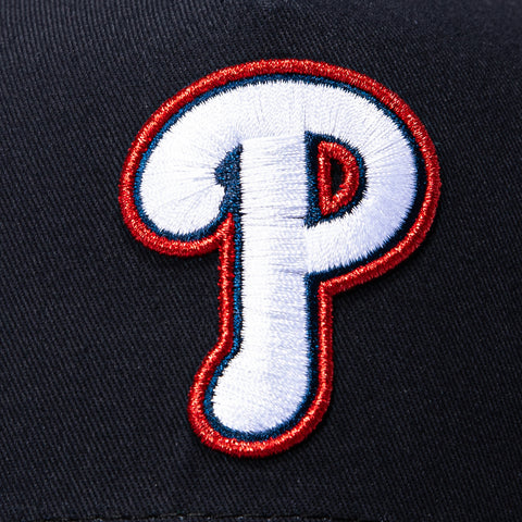 New Era 9Forty A-Frame Philadelphia Phillies 1996 All Star Game Patch Snapback Hat - Navy, Green New Era