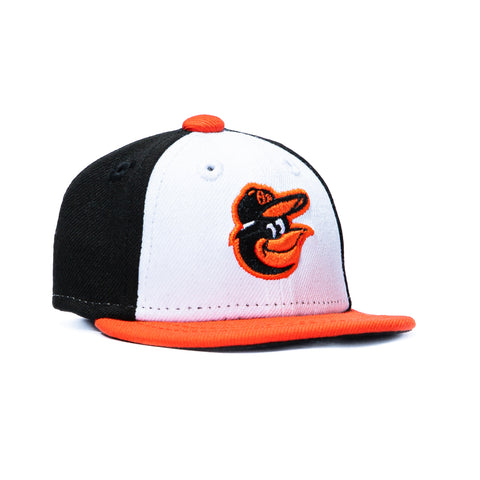 New Era 59Fifty Baltimore Orioles Mini Rail Home Hat - White, Black, Orange New Era