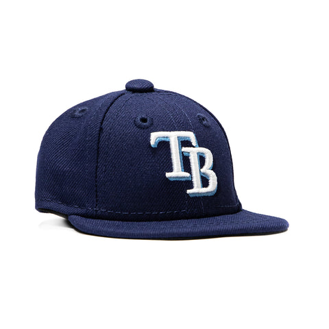New Era 59Fifty Tampa Bay Rays Mini Game Hat - Light Navy New Era