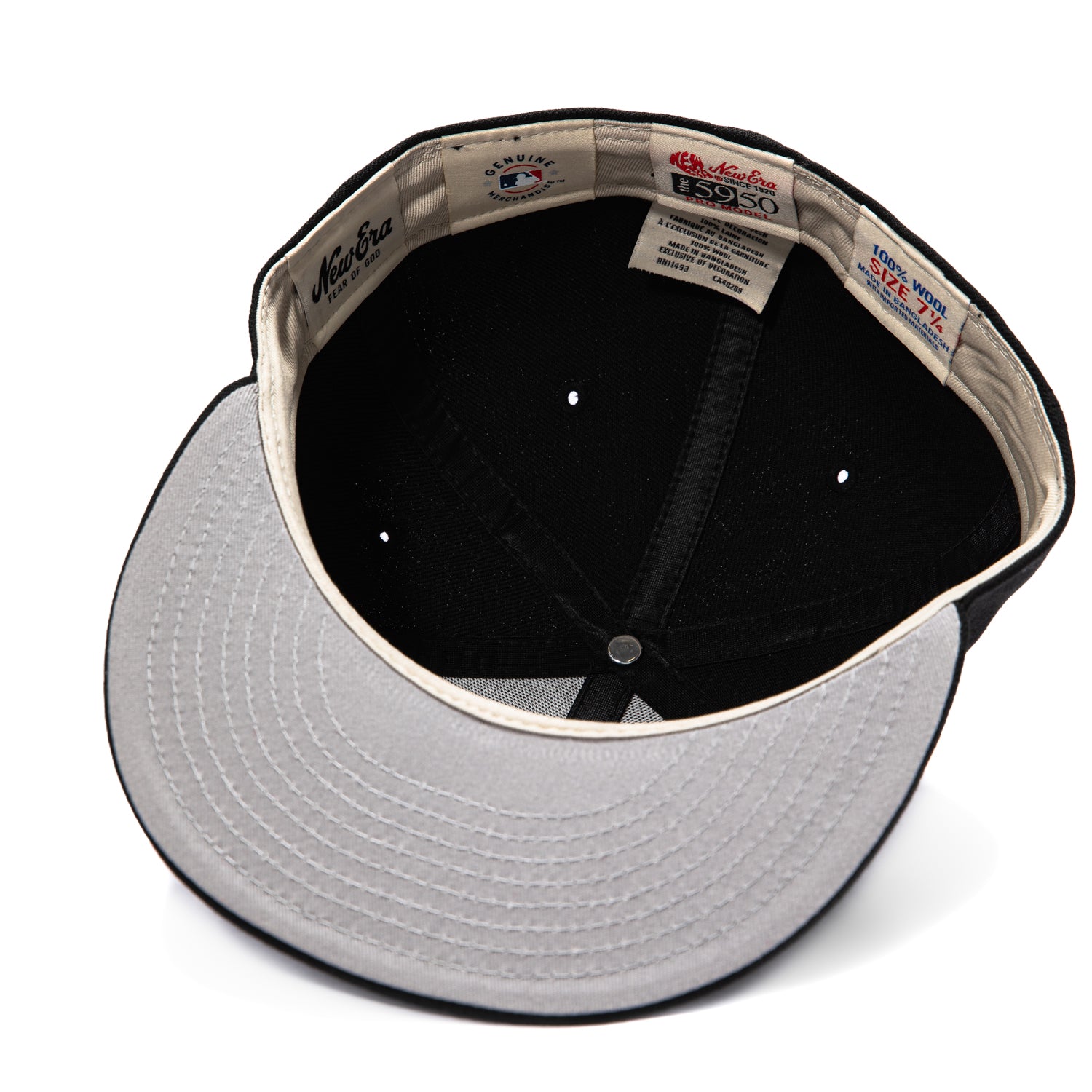 New Era 59Fifty Fear of God MLB A Hat - Black – Hat Club