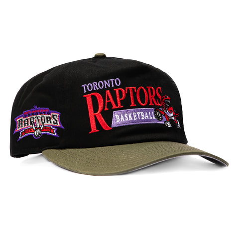 1920 RAPTORS 10TH VINT WORD 2T BLK/OLV New Era