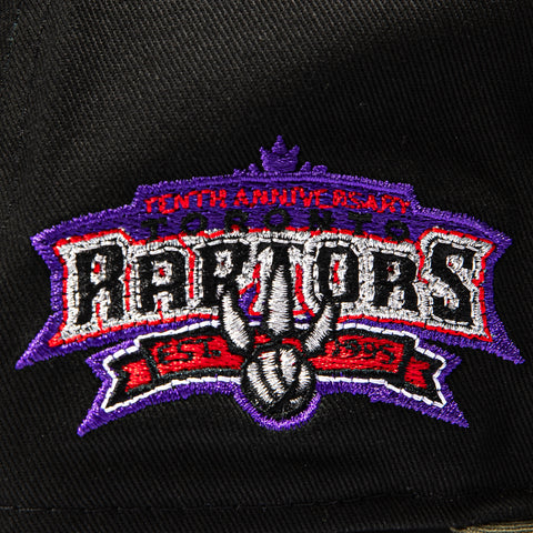1920 RAPTORS 10TH VINT WORD 2T BLK/OLV New Era