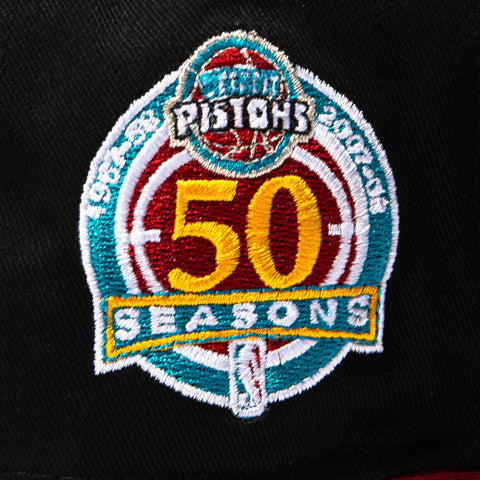 1920 PISTONS 50TH VINT WORD 2T BLK/CRD New Era