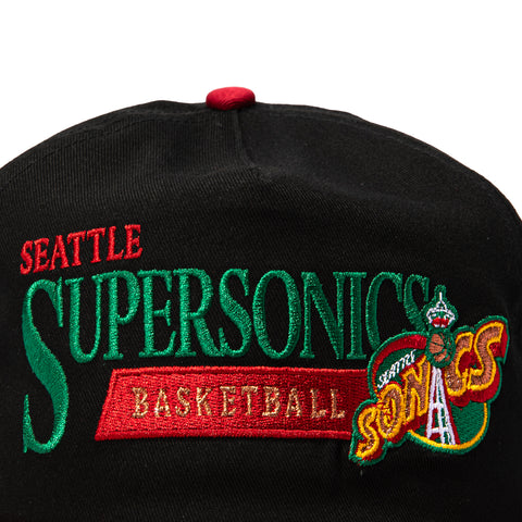1920 SONICS 95 ALT VINT WORD 2T BLK/CRD New Era