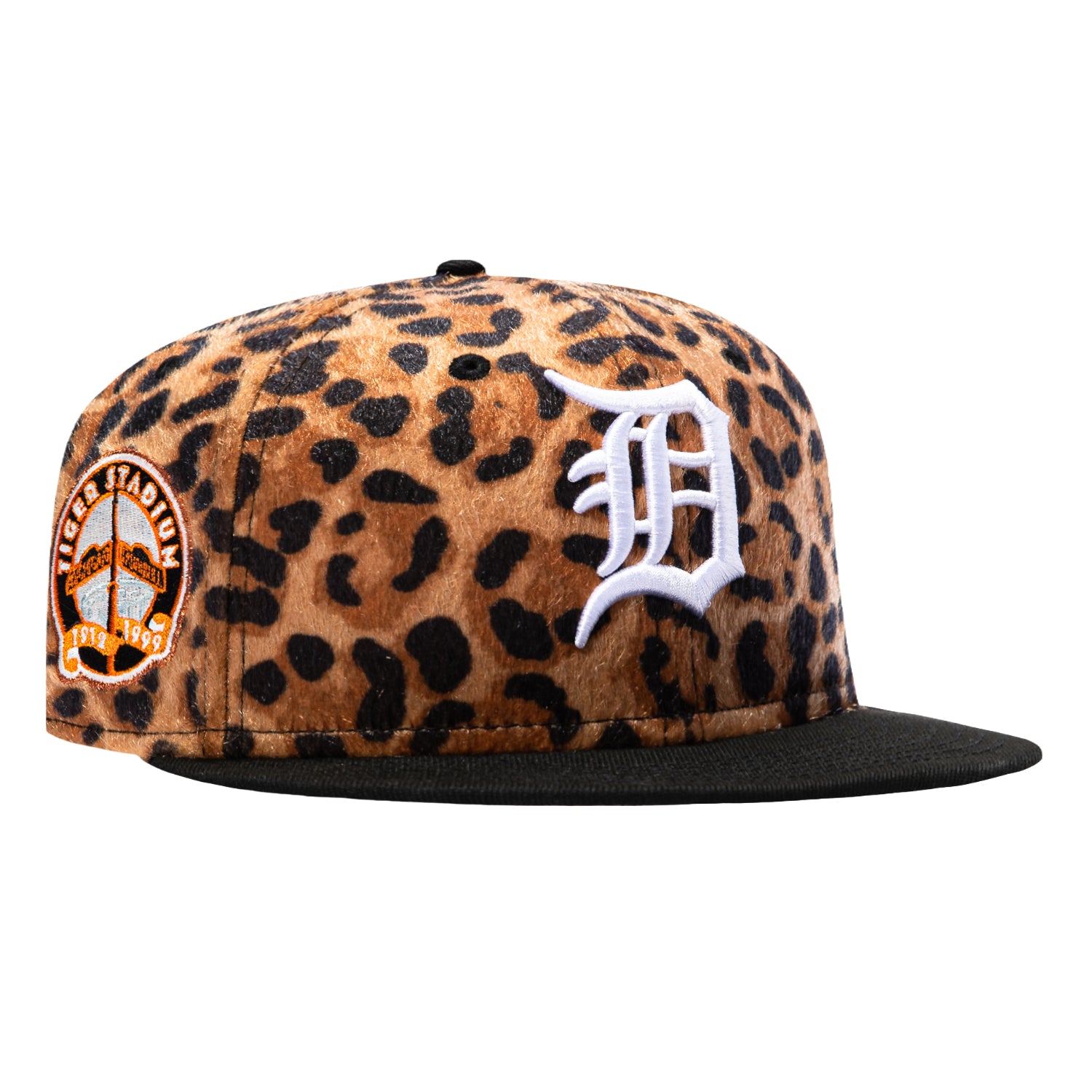 New Era 59Fifty Safari Detroit Tigers Stadium Patch Hat - Leopard
