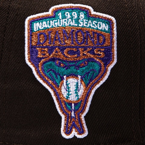 LEOPARD 2TONE DBACKS INAUG A BRN/KHK New Era