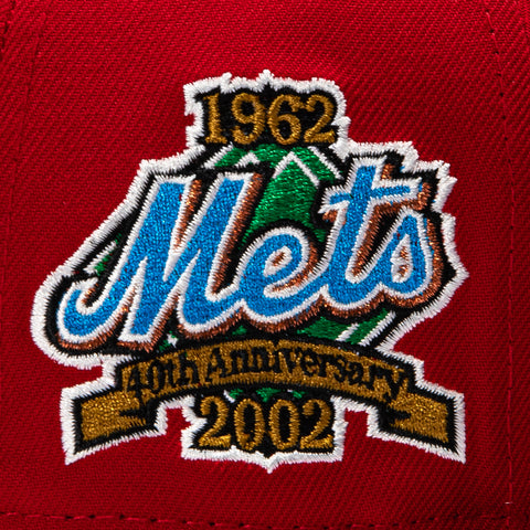LEOPARD 2TONE METS 40TH RED/KHK New Era