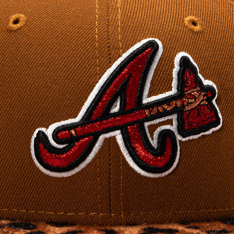 LEOPARD 2TONE BRAVES WS95 ALT BRN/KHK New Era