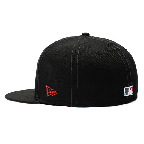New Era 59Fifty New York Yankees 2001 World Series Patch Heart Hat - Black New Era