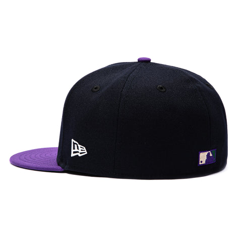 New Era 59Fifty Arizona Diamondbacks 2001 World Series Patch A Hat - Navy, Purple, Green New Era