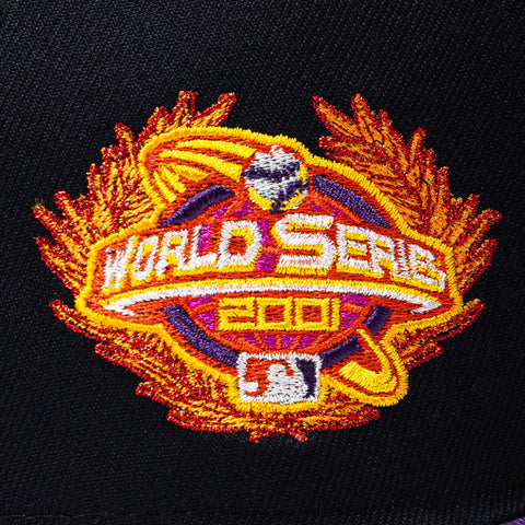 New Era 59Fifty Arizona Diamondbacks 2001 World Series Patch A Hat - Navy, Purple, Green New Era