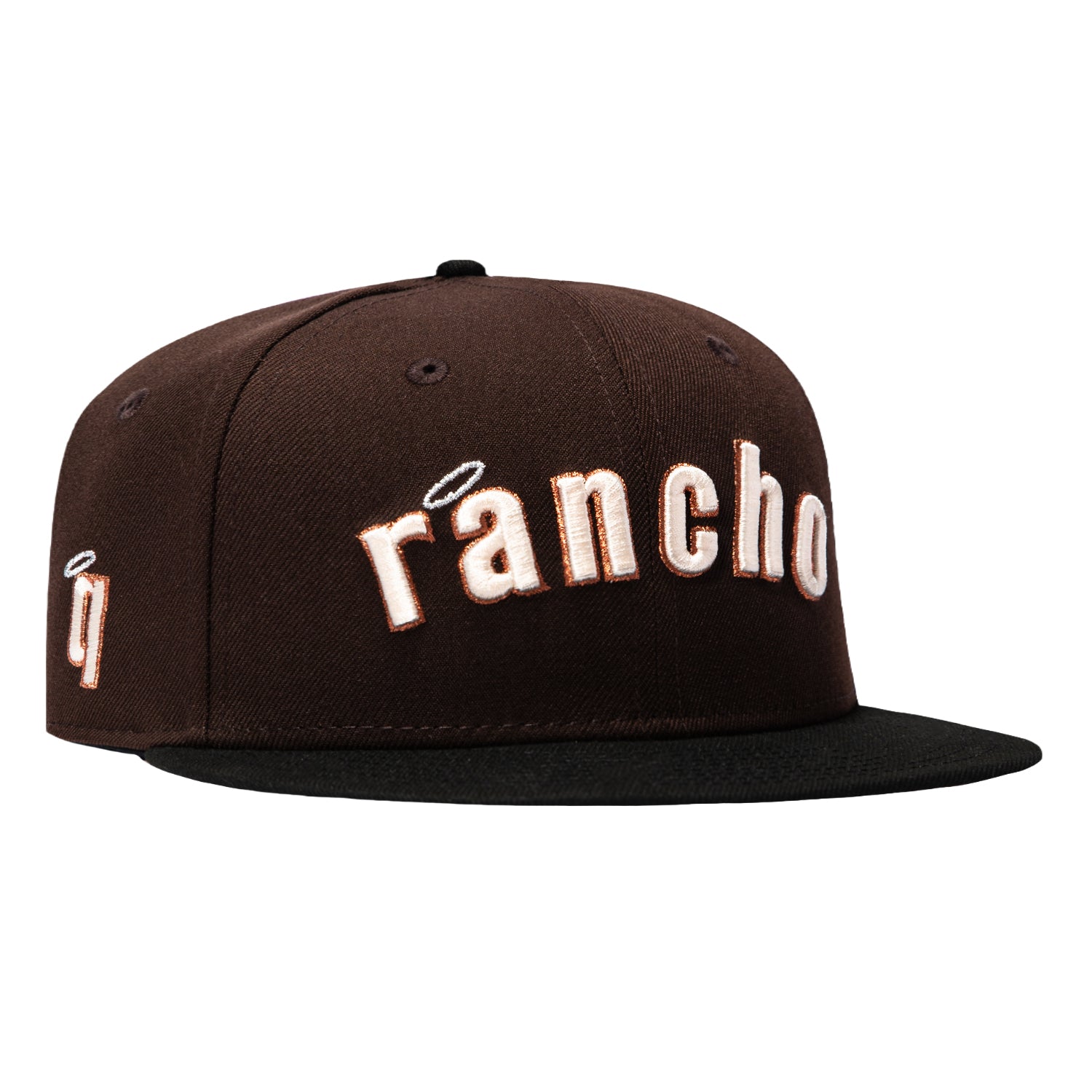 New Era 59Fifty Rancho Cucamonga Quakes Word Hat - Brown, Black