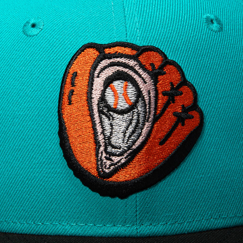 New Era 59Fifty Chesapeake Baysox Oyster Catchers Hat - Teal, Black New Era