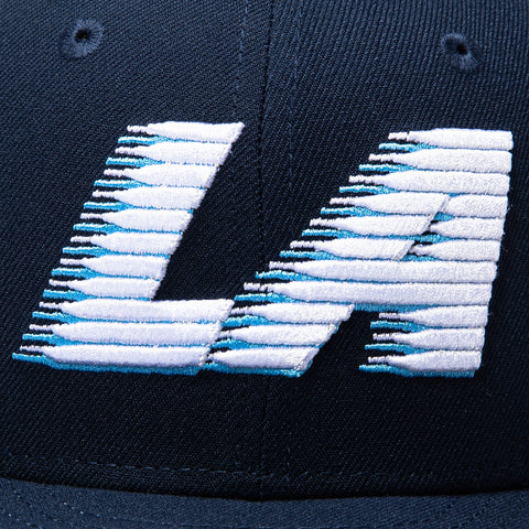 New Era 59Fifty Los Angeles Clippers Logo Patch LA City Hat - Navy New Era