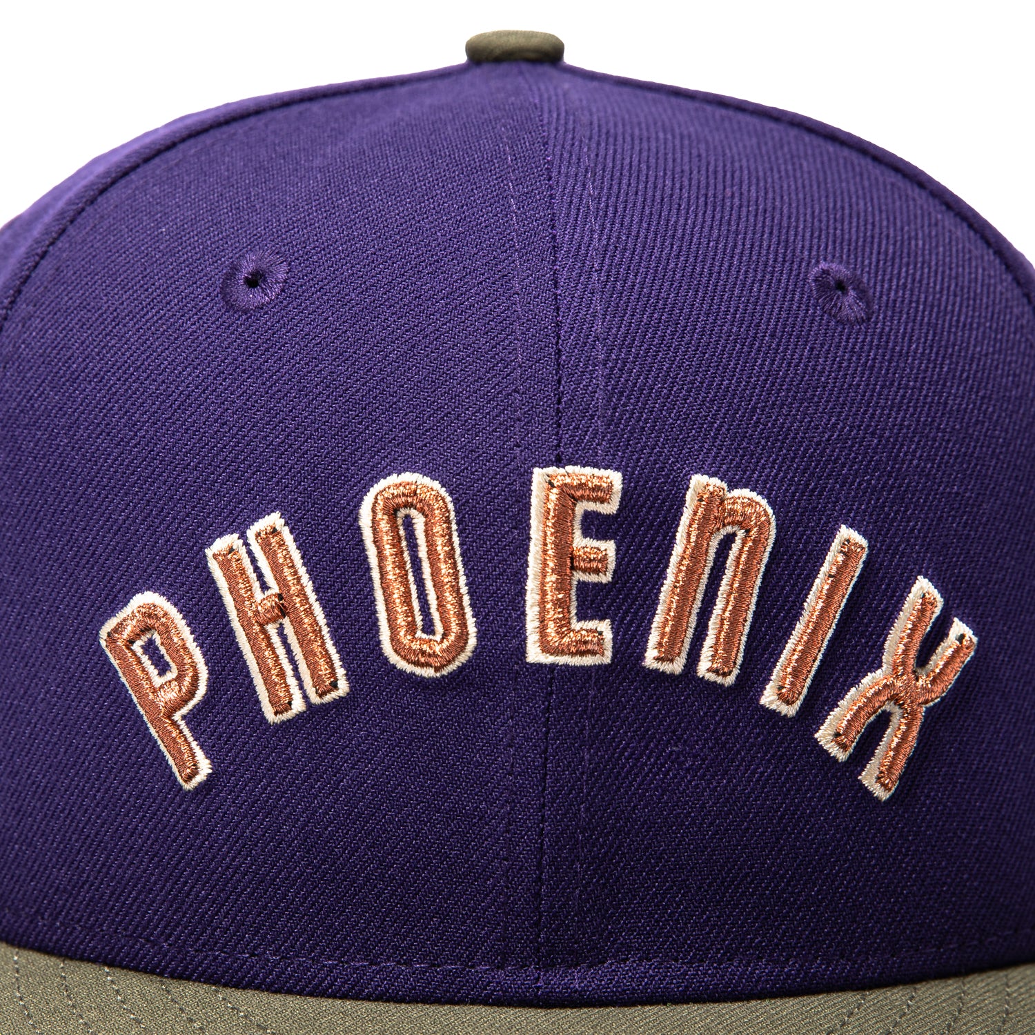 New Era 59Fifty Phoenix Suns 1973 Logo Patch Word Hat - Purple
