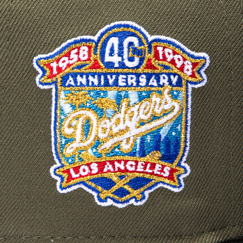 2TONE DODGERS 40TH UPSIDE ROSE OLV/BLK New Era